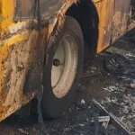 У Конотопі вогнеборці ліквідували загоряння автобусу