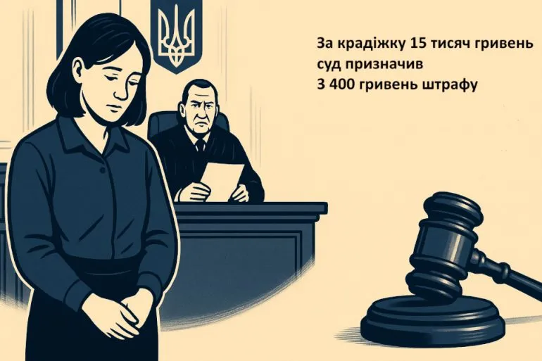 Тростянчанка відбулась невеликим штрафом за крадіжку