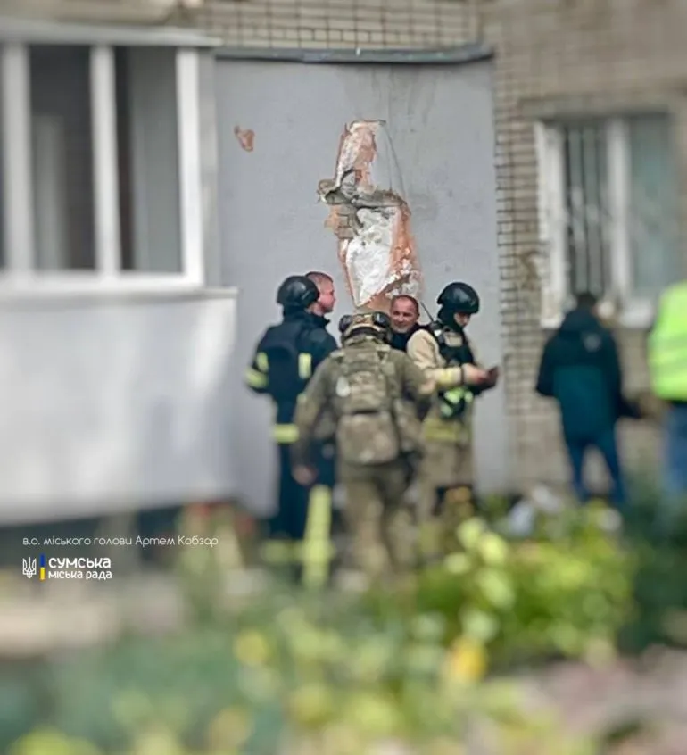 У Сумах – приліт по багатоповерхівці