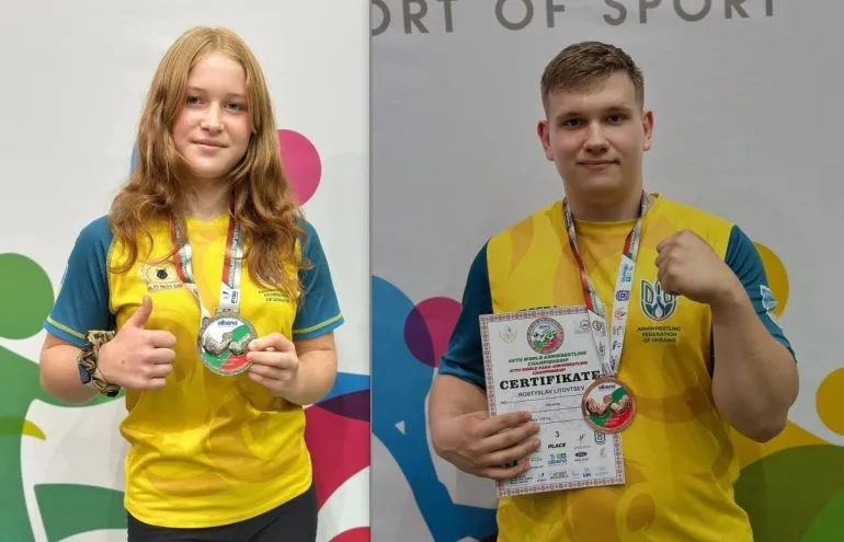Рукоборці з Сумщини здобули медалі на чемпіонаті світу з армрестлінгу