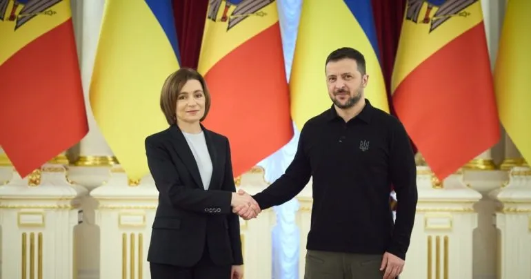 Зеленський обговорив із Санду рух до ЄС та розвиток співпраці