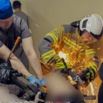 На Сумщині чоловіка деблокували з мотокультиватора