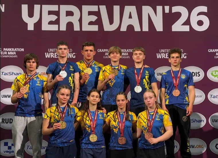 Сумські спортсмени здобули медалі на європейській першості з греплінгу