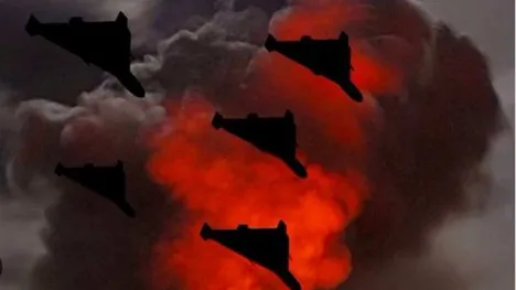 російський дрон атакував траурну колону на околиці Сум